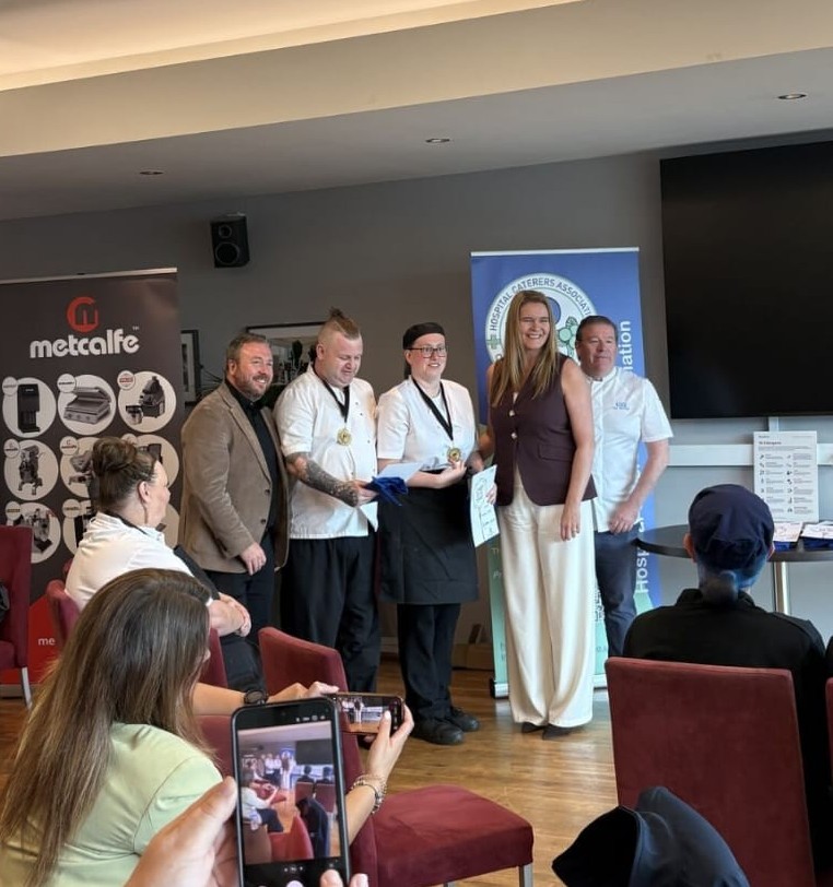 NHS Chefs receiving award