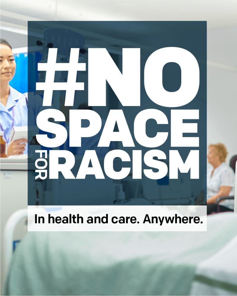 No Space for Racism logo